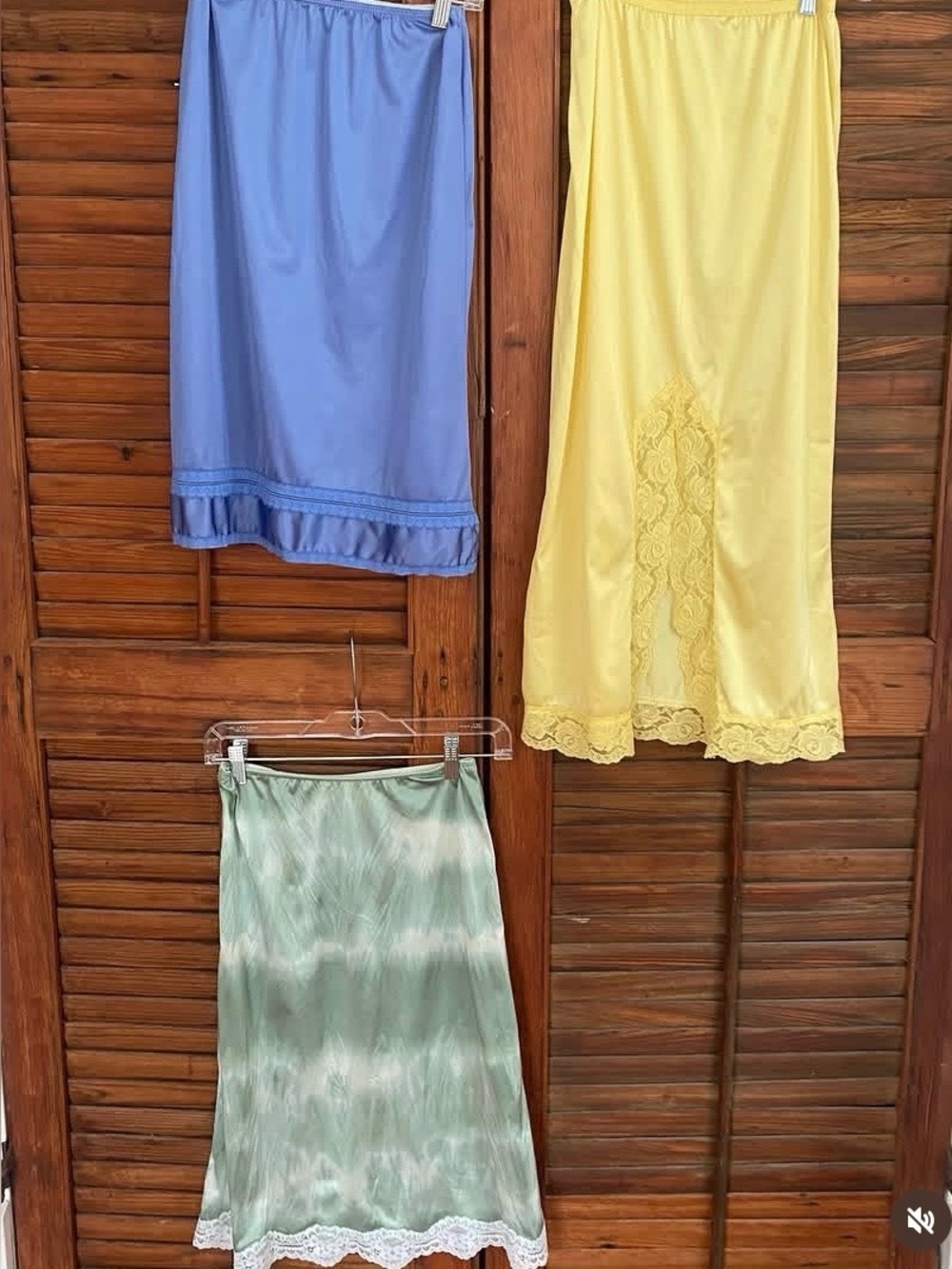 Hand Dyed Vintage Half Slip Skirts